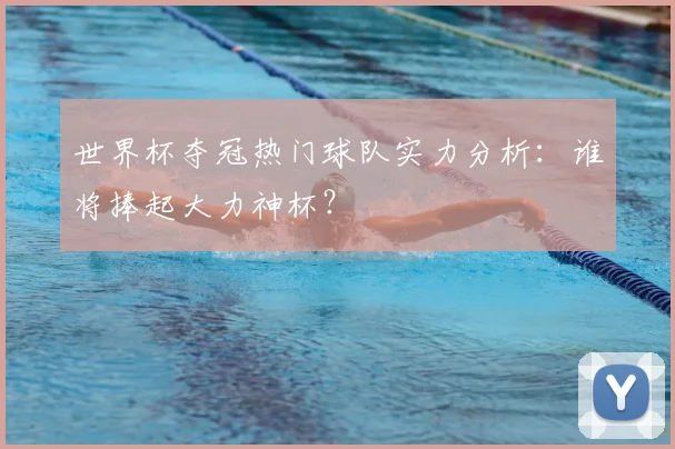 世界杯夺冠热门球队实力分析:谁将捧起大力神杯?